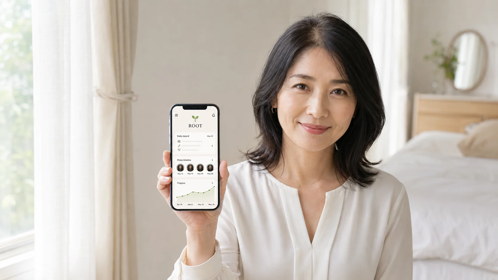 ROOTの記録画面のイメージ